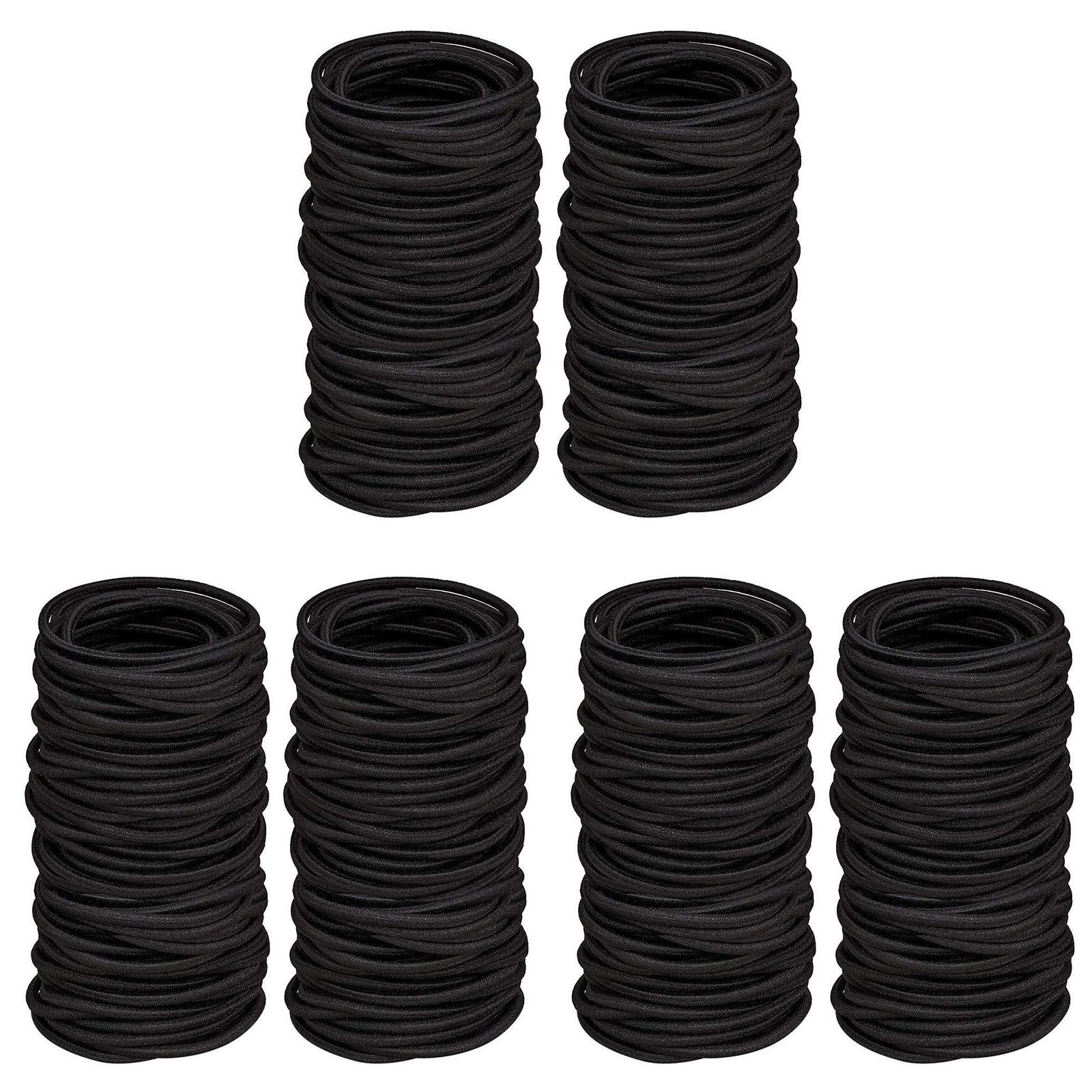 100 Pieces No Metal Hair Elastics Hair Ties Ponytail Holders Hair Bands