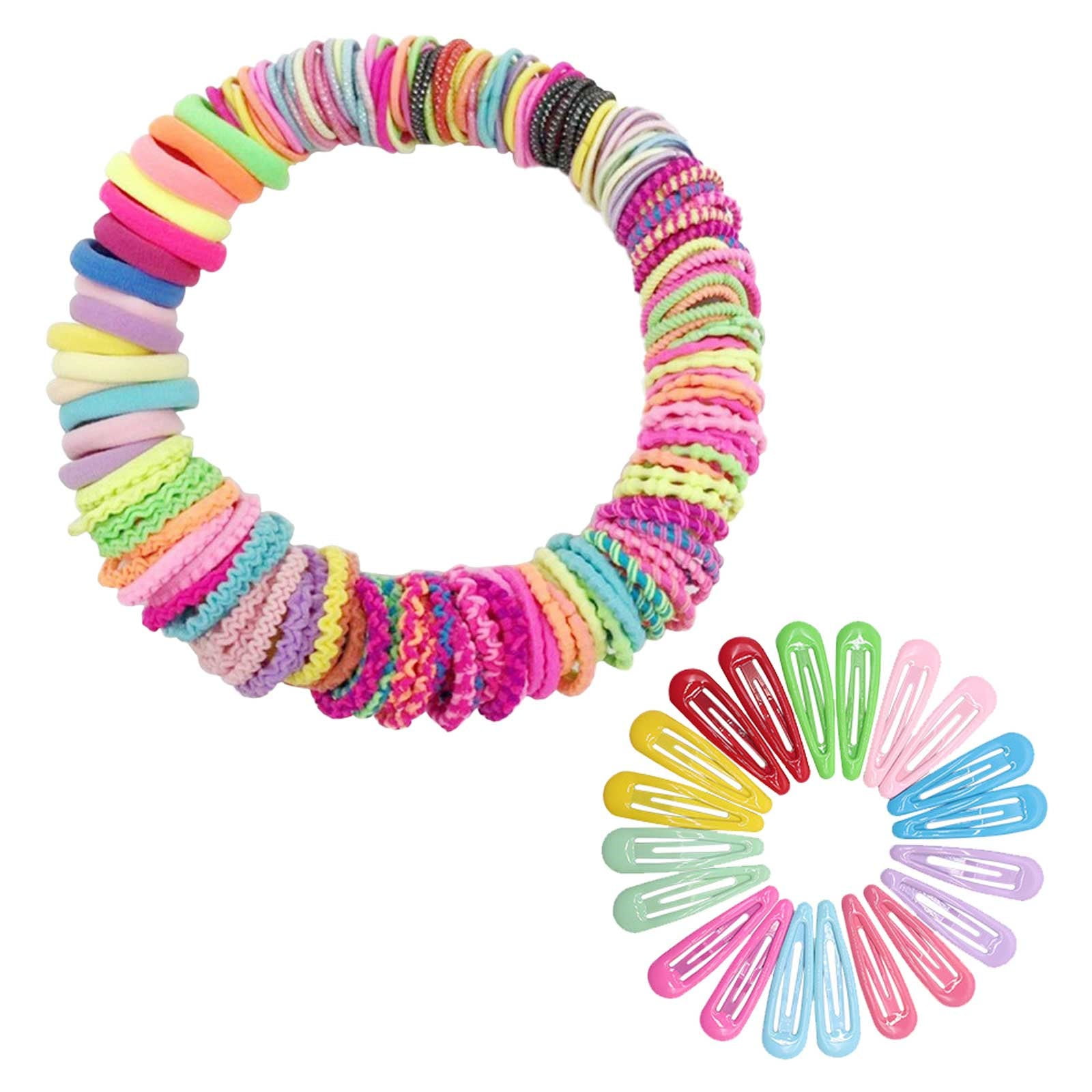100 Pieces Of Children's Colored Rubber Band Hair Band, Soft And
