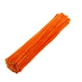 thumbnail image 1 of 100 Pieces Pipe Cleaners Chenille Stem, Solid Color Pipe Cleaners Set for Pipe Cleaners DIY Arts Crafts Decorations, Chenille Stems Pipe Cleaners, Christmas/Halloween Gifts(Orange,3.9x0.6"), 1 of 7