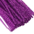 thumbnail image 1 of 100 Pieces Pipe Cleaners Craft Supplies 12 Inch, Golden Glitter Fuzzy Stems for DIY Art Projects, Colored Pipe Cleaners Bulk for Christmas Birthday Party Decorations, 1 of 3