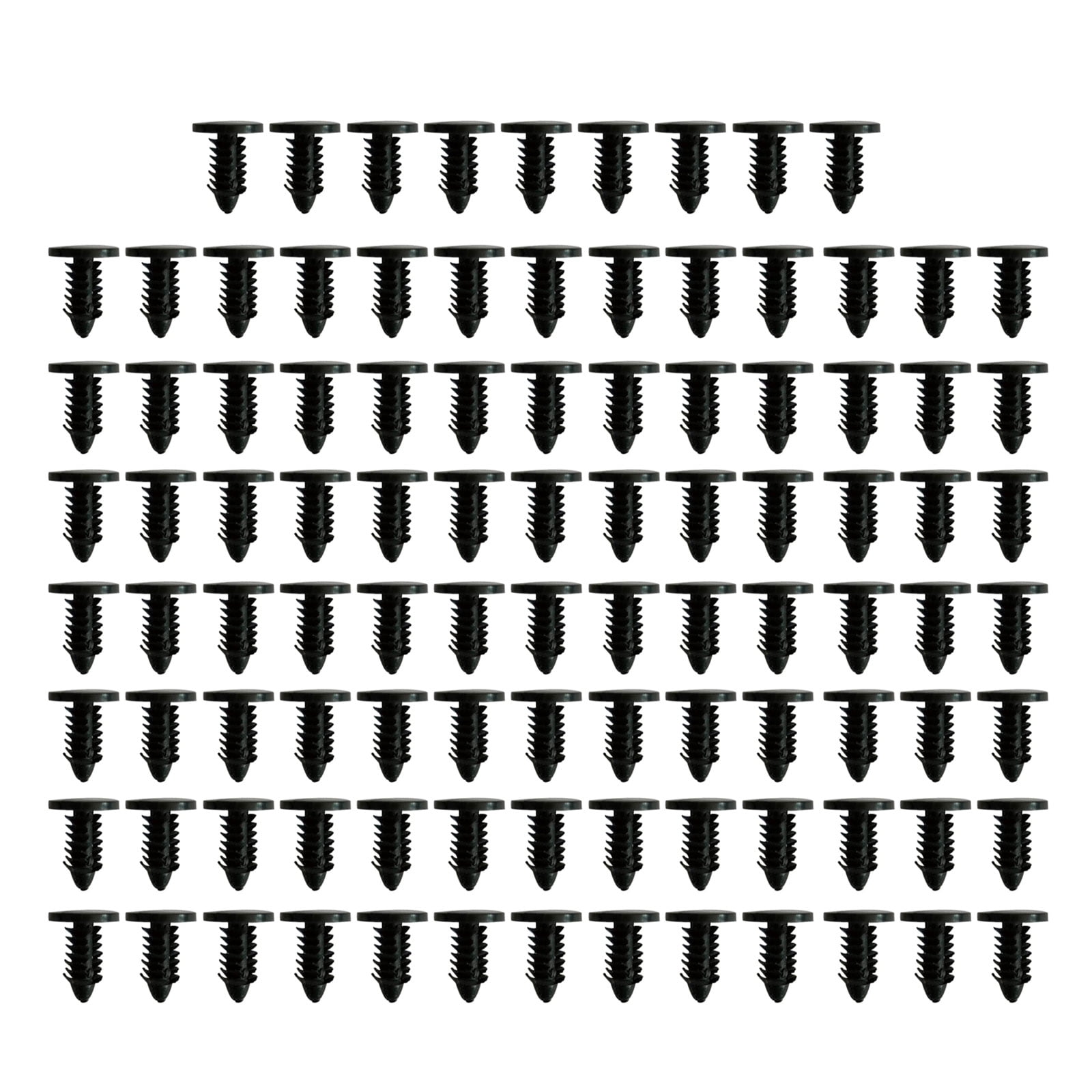100 Pieces Plastic Rivets Push Pins Rivet Fasteners Plastic Hole Hood ...