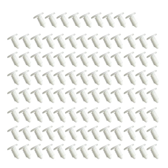 100 Pieces Plastic Rivets Push Pins Rivet Fasteners Plastic Hole Hood Pressure Pins Honeycomb Bed Retaining Pins