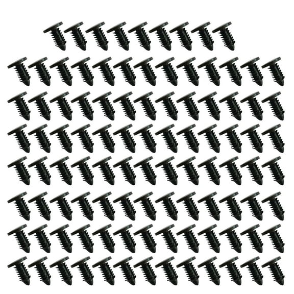 100 Pieces Plastic Rivets Push Pins Rivet Fasteners Plastic Hole Hood Pressure Pins Honeycomb Bed Retaining Pins