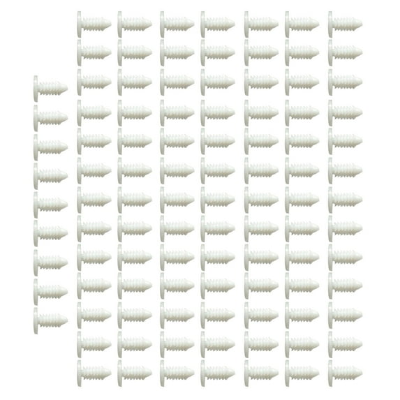 100 Pieces Plastic Rivets Push Pins Rivet Fasteners Plastic Hole Hood ...