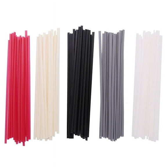 100 Pieces Plastic Welding Rods PP/PVC/PPR Welder Repair