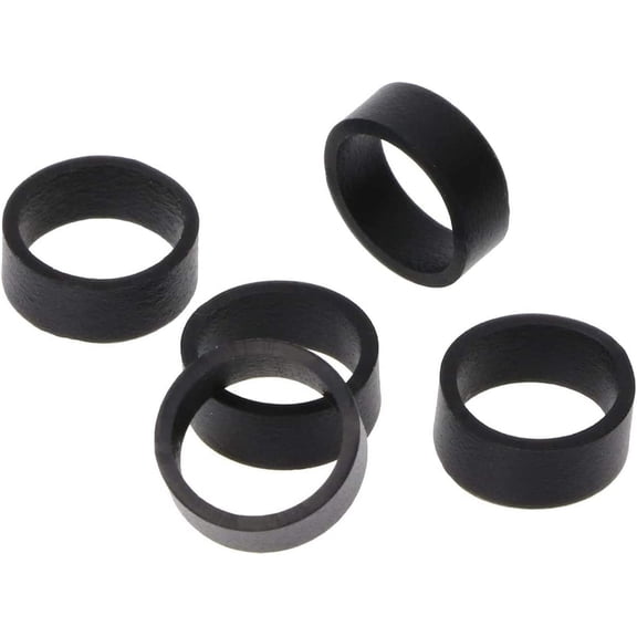 100 Pieces Silicone Cable Ties, Data Lines Silicone Cord Ties, Reusable Rubber Rings, Power Cable Tie Straps, Elasticity Coil Ring, Rubber bands (Black)