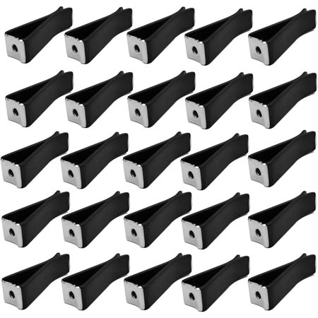100 Pieces Square Head Car Air Vent Clips, Decorative Auto Air Conditioner Clips Car Outlet Perfume Clips Bulk with Square Head for Car, Office, Home and Cafe