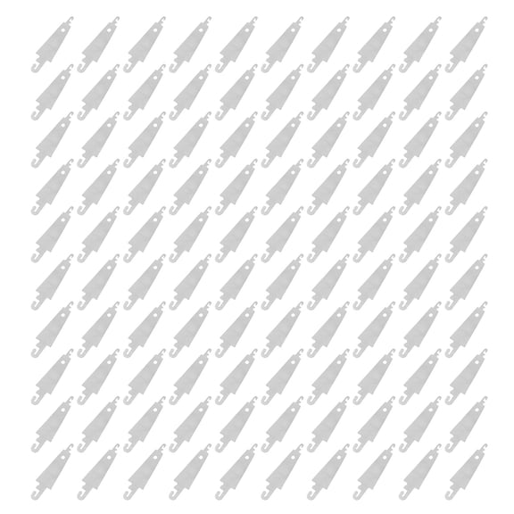 100 Pieces Stainless Steel Needle Threader Easy to Insert Hand Sewing Needle Threader Tool for Embroidery Craft Knitting
