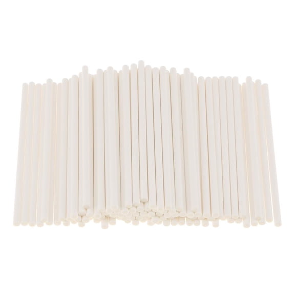 100 Pieces Sticks Baked Hard Paper Sticks DIY Chocolate Cake Birthday -10cm