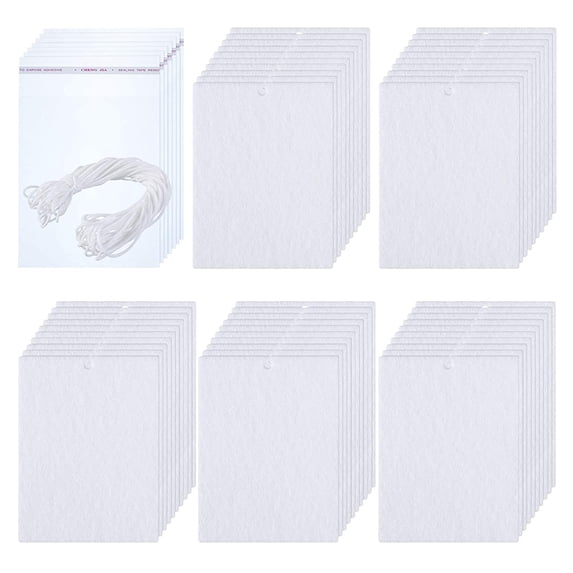 100 Pieces Sublimation Air Fresheners Blanks Sublimation Air Freshener Sheets