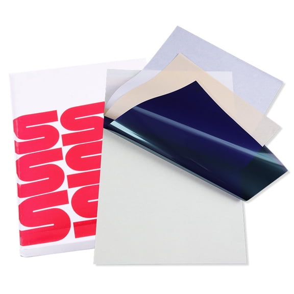 100 Pieces Tattooing Transfer Paper 4 Layers Thermal Sheets For Professional Tattooing Studios