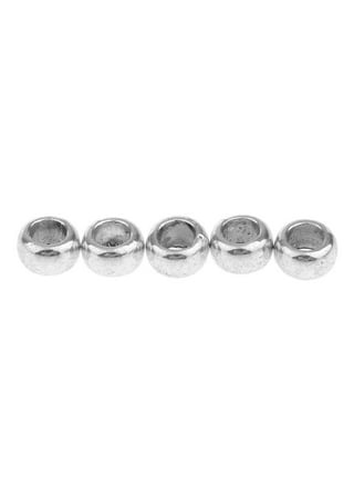  EXCEART 20pcs Charm Bracelet Spacers Stainless Steel