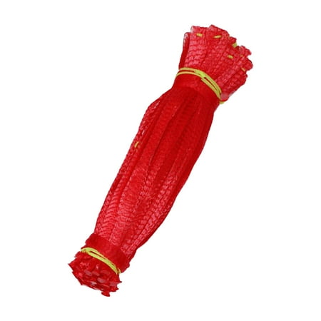 100 Pieces Watermelon Nets Hanging Watermelon Net Bags Protection Packaging Organizer Grow with Drawstring Fruit Mesh Bags for Gardening