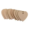 thumbnail image 1 of 100 Pieces Wood Cutout Shape Unfinished Heart Slice With Hole For Craft 20mm 25pcs 80mm, 1 of 6