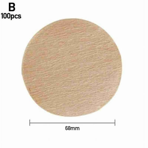 100 Pieces of Moka Pot Filter Paper Round Coffee Filter Paper Pot Filter Drip Coffee Paper Pot Z6G4