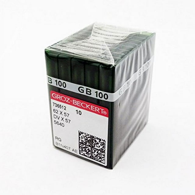 100 Pk. GrozBeckert 62X57 DVX57 Industrial Sewing Machine Needles (100
