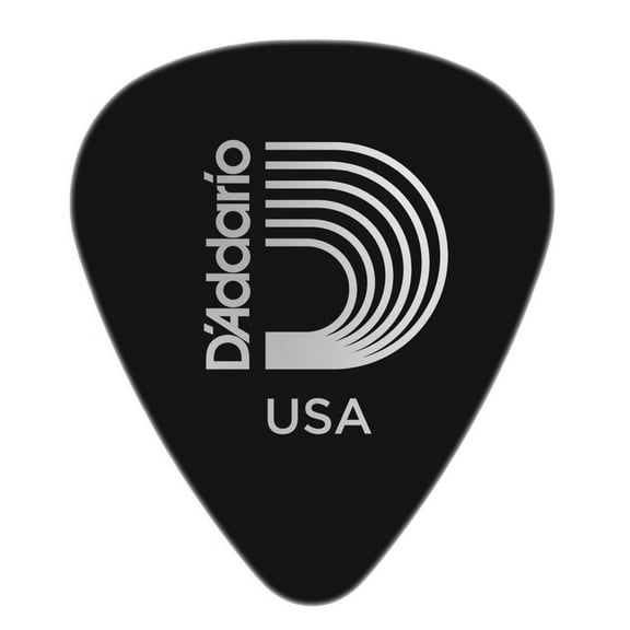 D'Addario Planet Waves Black Celluloid Guitar Picks - 100 Pack
