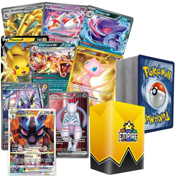 100 Pokmon Cards Double Power Ultra Rare Battle Bundle | 100+ Pokemon Cards | 2x Double or Ultra Rares Guaranteed! | Holos & Rares Included! | Perfect Giftable for Kids & Collectors!