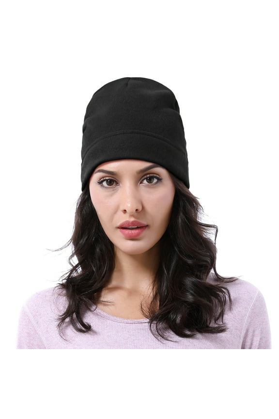 100% Polar Fleece Skull Cap Warm and Cozy Beanie