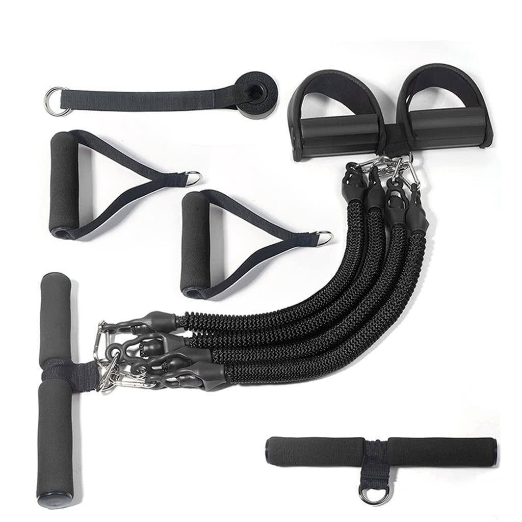 100 Pound Pound Pedal Resistance Band with Handle, Exercise Bands with Handles,Leg Training, Multi Function Rope Equipment for Home Fitness
