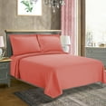 thumbnail image 1 of 100% Premium Cotton Solitaire Jacquard Matelasse Bedspread, Queen, Coral, 1 of 5