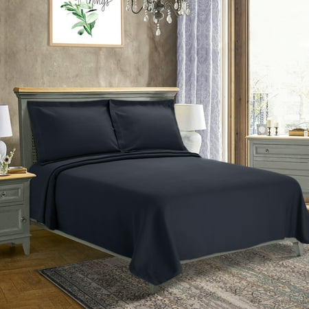 100% Premium Cotton Solitaire Jacquard Matelasse Bedspread, Queen, Navy Blue
