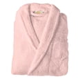 thumbnail image 1 of 100% Premium Long-Staple Cotton Unisex Terry Bath Robe, 10 Colors Pink / Large, 1 of 1