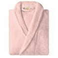 thumbnail image 1 of 100% Premium Long-Staple Cotton Unisex Terry Bath Robe, 10 Colors Pink / Small, 1 of 2