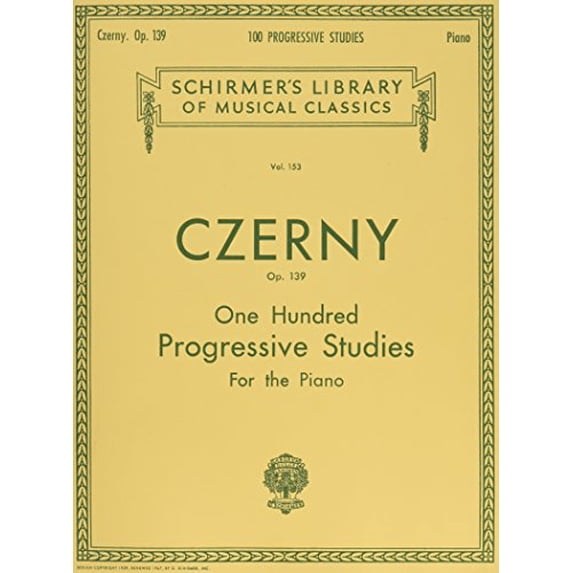 Pre-Owned 100 Progressive Studies without Octaves, Op. 139: Schirmer Library of Classics Volume 153 Piano Technique (Schirmer's Library of Musical Classics, 153), 9780634070006, Paperback, Revised ed. edition