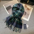thumbnail image 1 of 100% Pure Australian Wool Scarf, Soft Warm Plaid Winter Neck Wrap Unisex,180*30cm,20, 1 of 59