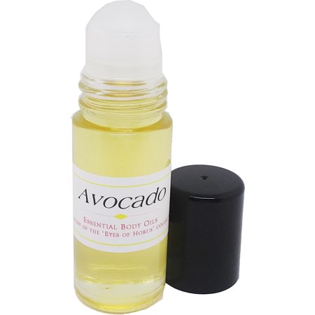 100% Pure Avocado Essential Oil [Roll-On - Clear Glass - Gold - 1 oz.]