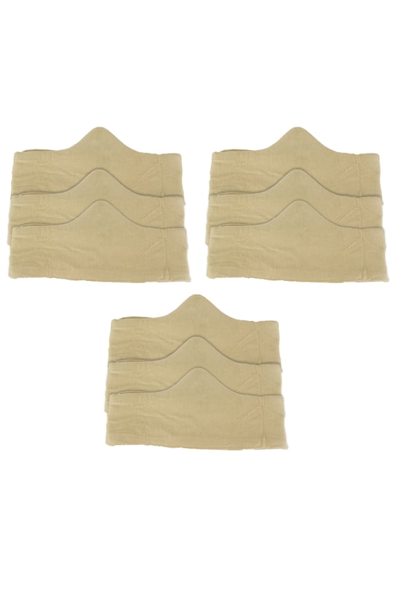 100% Pure Bamboo Cotton Bra Liner (Beige, 9-pk, M) - Wicking, antibacterial, odor-proof