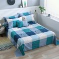 100 Pure Cotton Bed Sheet, Solid Color Printed Bed Cover, Single