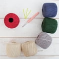 thumbnail image 1 of 100% Pure Cotton Crochet Thread Set by Threadart - Size 10 - Gemstone Colors - Six 50g Balls, 1 of 9