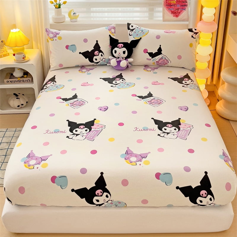 100 Pure Cotton cute cartoon small fresh Kuromi Cinnamoroll cotton