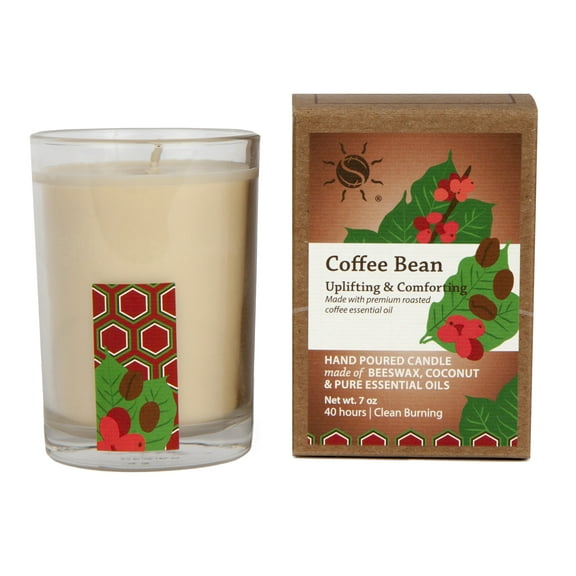 100% Pure Essential Oil Aroma Filled Candle in Glass, Chai Tea