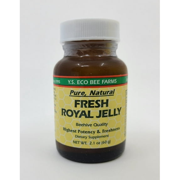YS Eco Bee Farms 100% Pure Fresh Royal Jelly 60,000 mg 2.1 oz Liquid