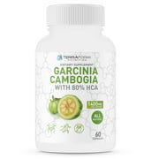 100% Pure Garcinia Cambogia Extract - 80% Natural HCA 1400mg per Serving - Fast Weight Loss Support, All-Natural Appetite Suppressant -