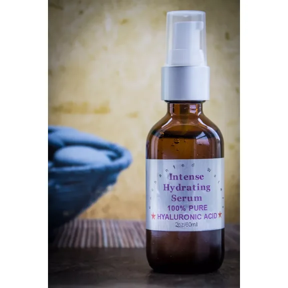 100% Pure Hyaluronic Acid Serum HA Anti Aging Intense Anti Wrinkle Moisturizer