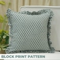 thumbnail image 1 of 100% "Pure Linen" Decorative Throw Frill Pillow Cover 14"x36", Gray, Soft, Durable Accent Cushion for Sofa or Living Room, 1 of 4