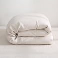 thumbnail image 1 of 100% Pure Linen Duvet Cover with Button Closure and Corner Ties Soft & Breathable - Natural Full/Queen, 1 of 7