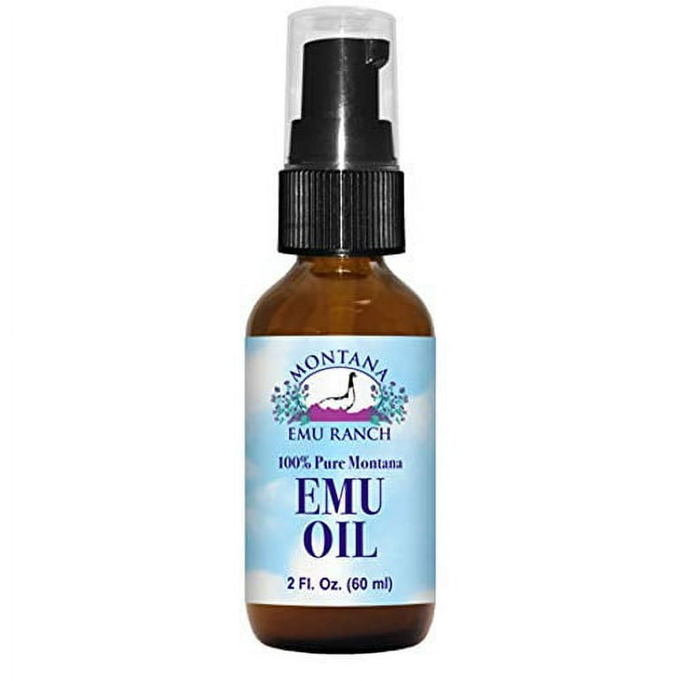 100% Pure Montana Emu Oil Montana Emu Ranch Co. 2 oz Liquid - Walmart.com