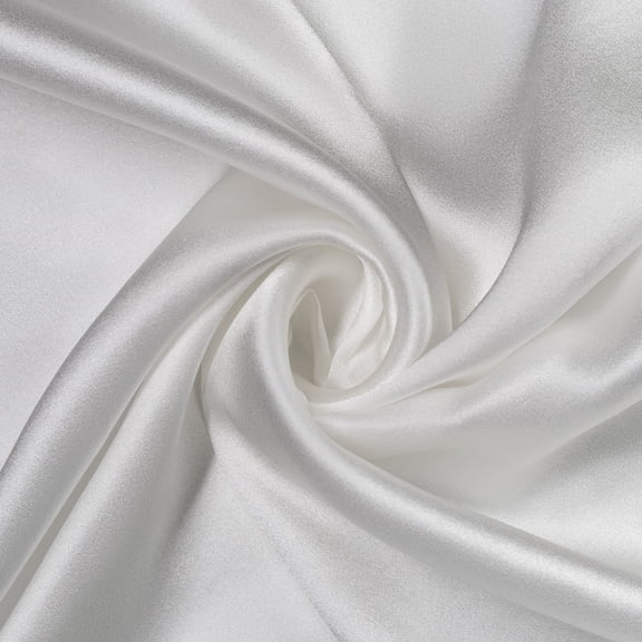 100% Pure Mulberry Silk Charmeuse Satin Fabric, 16 Momme 65gsm 44" Width Solid Color - Sold by The Yard, Perfect for Dresses, Wedding Gowns, Handmade Crafts & DIY Accessories