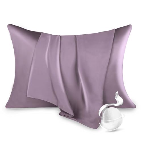100 Pure Mulberry Silk Pillowcase for Hair and Skin, Queen Size 20”*30