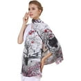 thumbnail image 1 of 100% Pure Mulberry Silk Scarf 21”Large Square Lightweight Headscarf –Women’s Hair Wraps The shawl-With Gift Packed Silk Long Mulberry Scarf, 1 of 6