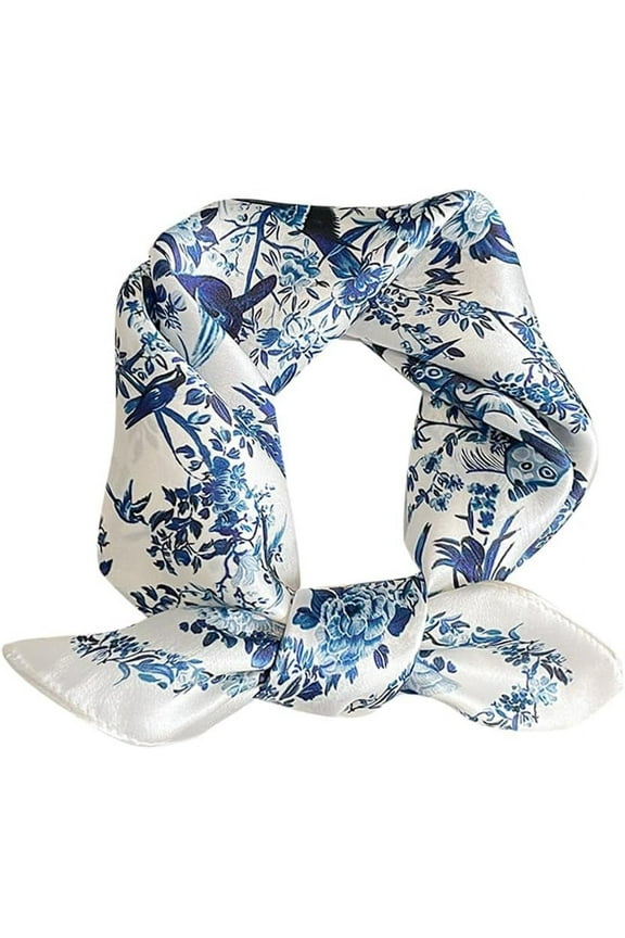 Solid Color Silk Long Scarf Silk Long Mulberry Scarf