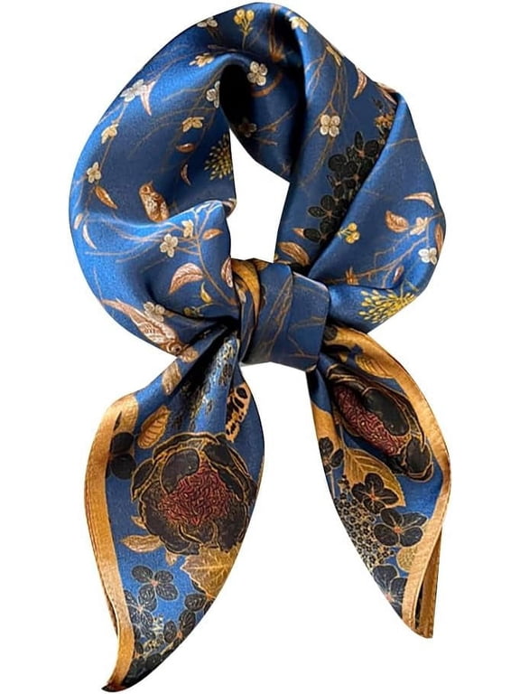 100% Pure Mulberry Silk Scarfs 26"x26" Square Scarf Women Neckerchief Headscarf Hair Scarf Bandana Gift Packed
