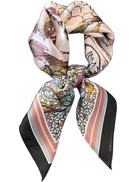 100% Pure Mulberry Silk Scarfs 26"x26" Square Scarf Women Neckerchief Headscarf Hair Scarf Bandana Gift Packed