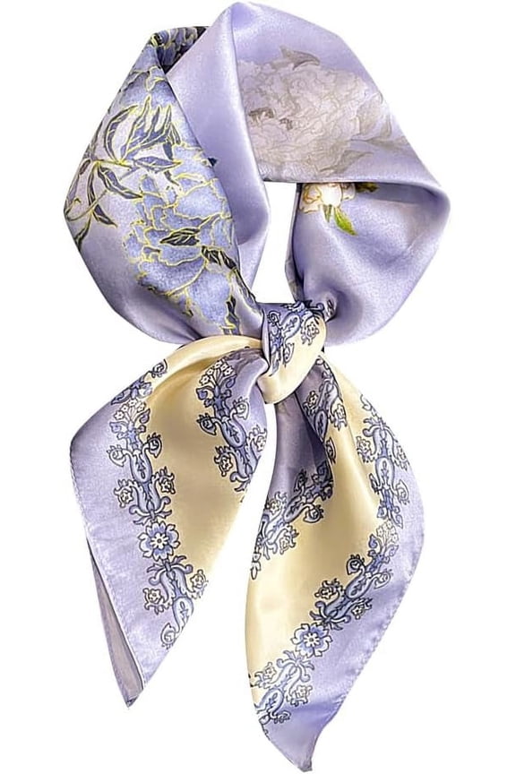 100% Pure Mulberry Silk Scarfs 26"x26" Square Scarf Women Neckerchief Headscarf Hair Scarf Bandana Gift Packed