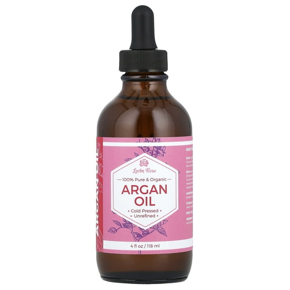 Leven Rose 100% Pure & Organic, Argan Oil, 4 fl oz (118 ml)